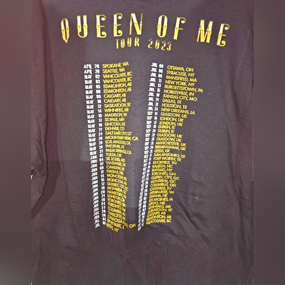 Shania Twain Queen of Me Tour 2023  T Shirt XXL - Picture 5 of 5